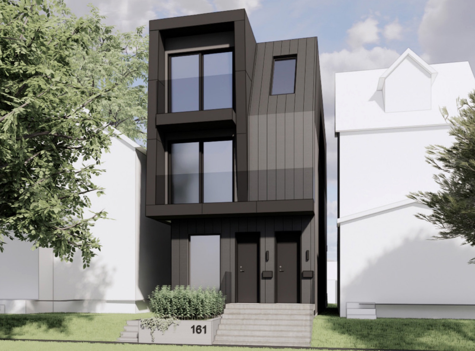 Danforth sixplex rendering